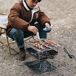 Outdoor Fish Bone Barbecue Steak 304 Stainless Steel Barbecue Stick, Cat Face Style Barbecue Stick, Hook Style Barbecue Stick