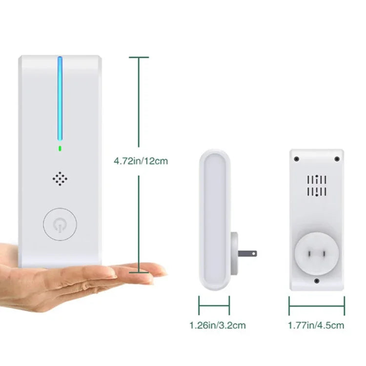 JHQ-12S Negative Ion Formaldehyde Removal Air Purifier Room Deodorizer, Spec:, EU Plug, US Plug