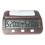 HQT101w Plastic Chess Clock Go Chess Timer, HQT101w Wood Grain