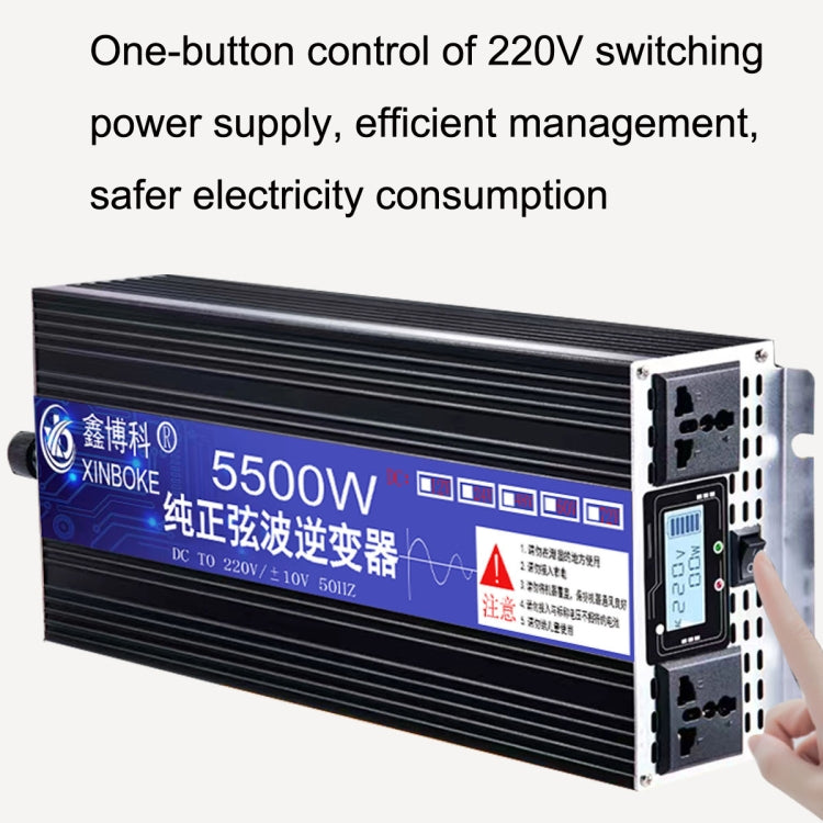 XINBOKE High Power Household Car Sine Wave Inverter, 12V 1600W To 220V 800W(Single Display), 24V 1600W To 220V 800W(Single Display), 48V 1600W To 220V 800W(Single Display), 60V 1600W To 220V 800W(Single Display), 72V 1600W To 220V 800W(Single Display) ...