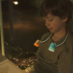 KD201 Portable Lamp Hanging Neck Reading LED Night Light, Style:, Little Deer (Blue+Brown)