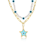 Ladies Temperament Necklace Collarbone Chain, N2209-2 Light Drilling Love, N2209-11 Colorful Love, N2209-5 Double-layer Green Love, N2209-1 Twist Stick Square Pearl, N2209-6 Oval White Flower, N2209-7 Long White Flower, N2209-9 Bow                     ...