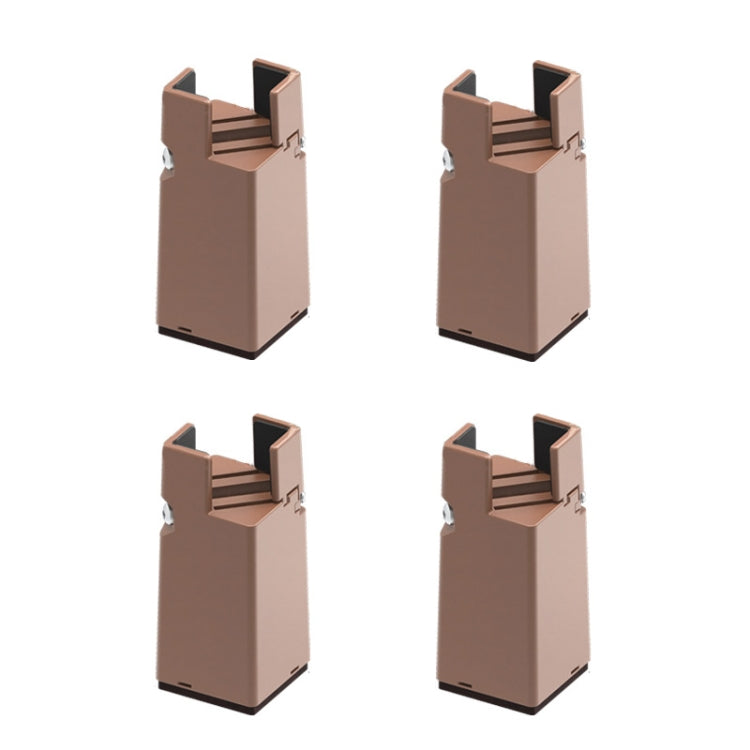 4pcs/set Adjustable Furniture Heightening Feet Pad, 50mm High, 75mm High, 100mm High