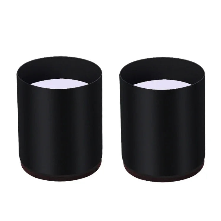 2pcs/set Furniture Carbon Steel Wraparound Heightening Foot Pad, Style:, Round 4x5cm (Black), Round 4x5cm (Brown), Round 6x5cm (Black), Round 6x5cm (Brown), Round 6x10cm (Black), Round 6x10cm (Brown), Square 4x5cm (Black), Square 4x5cm (Brown)         ...
