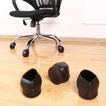 5pcs/set Wheel Chair Foot Cover Computer Chair Roller Fixer, Wheel Chair Foot Cover