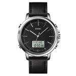 SKMEI 1652 Dual Movement Sports Leather Alloy Male Watch, Rose Gold Shell White Machine, Rose Gold Shell Black Machine, Gold Shell Black Machine, Black Shell Black Machine, Silver Shell White Machine, Silver Shell Black Machine