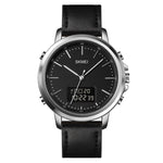 SKMEI 1652 Dual Movement Sports Leather Alloy Male Watch, Rose Gold Shell White Machine, Rose Gold Shell Black Machine, Gold Shell Black Machine, Black Shell Black Machine, Silver Shell White Machine, Silver Shell Black Machine