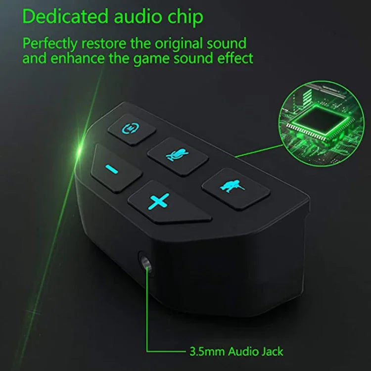 For Microsoft XBOX One S / X / Elite HS-XO193A Gamepad Sound Enhancer 3.5mm Converter Headphone Adapter, For XBOX One S / X / Elite