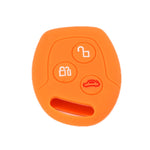 For Ford Transit/Focus 2pcs 3-Button Silicone Key Protector, Rose Red, Pink, Orange, Sea ??Blue, Sky Blue, New Green