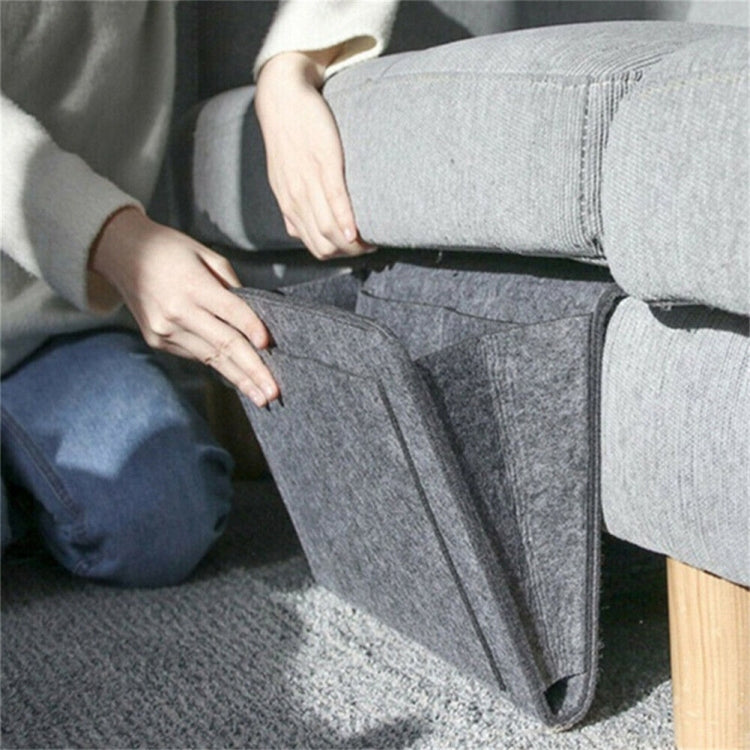 B05006 Felt Storage Bag Bedside Hanging Bag Sofa Bed Side Debris Storage Bag