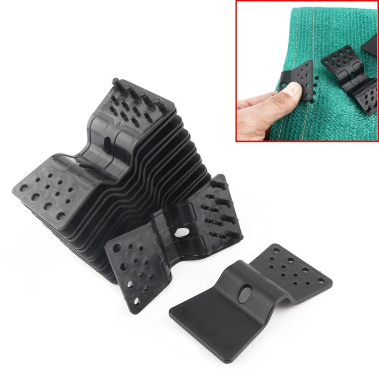 50pcs /Pack Sunshade Net Clip Garden Greenhouse Netting Shade Cloth Fastener, Butterfly Type