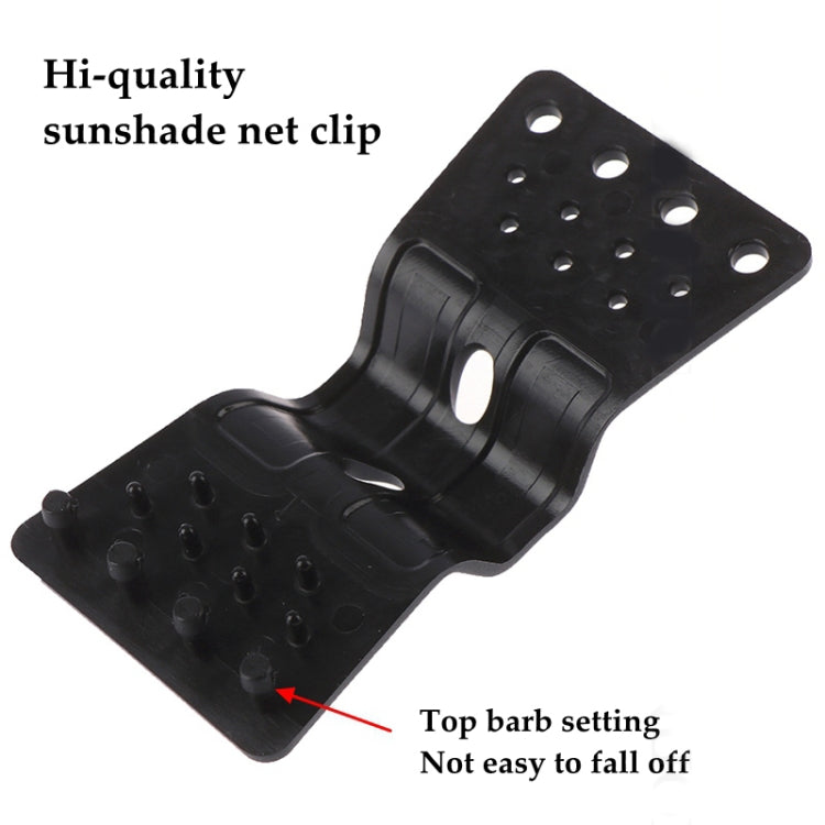 50pcs /Pack Sunshade Net Clip Garden Greenhouse Netting Shade Cloth Fastener, Butterfly Type