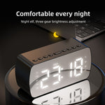 Outdoor Portable Card Bluetooth Speaker Small Clock Radio, Q5 Black 1400mAh, Q5 White 1400mAh