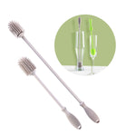 Household Silicone Bottle Glass Brush Kitchen Thermos Brush, Long