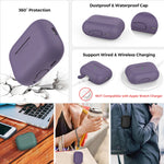For AirPods Pro 2 AhaStyle PT187 Silicone One-Piece Protective Case With Lanyard Case