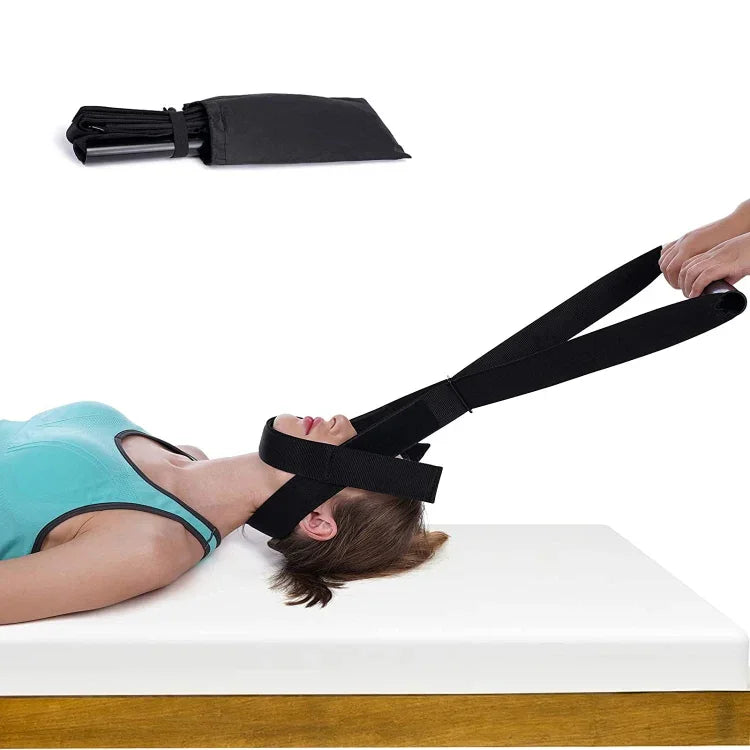 Y -Shaped Spine Chiropractic Decompression Traction Tool with Chin Strap, Spine  Traction