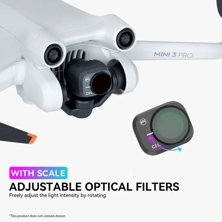 For DJI Mini 3 Pro RCSTQ PL Filters Drone Accessoires, ND8/PL, ND16/PL, ND32/PL, ND64/PL, 4 In 1 ND/PL 8/16/32/64, 6 In 1 UV+CPL+ND/PL 8/16/32/64