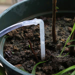 10pcs FR-258 4/7mm Capillary Transparent Curved Drop Arrow Gardening Micro-Spray Irrigation Arrow