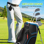 Microfiber Fleece Lining GOLF Ball Cleaning Towel with Carabiner Hook, Cleaning Towel Grey, Cleaning Towel Black