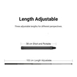 Carbon Fiber Extended Monopod Invisible Selfie Stick for DJI, Insta360, GoPro and Other Action Cameras, 1.5m, 3m, 5m