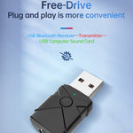 M137 5 in 1 Car USB Bluetooth 5.2 Receiver Transmitter, M137