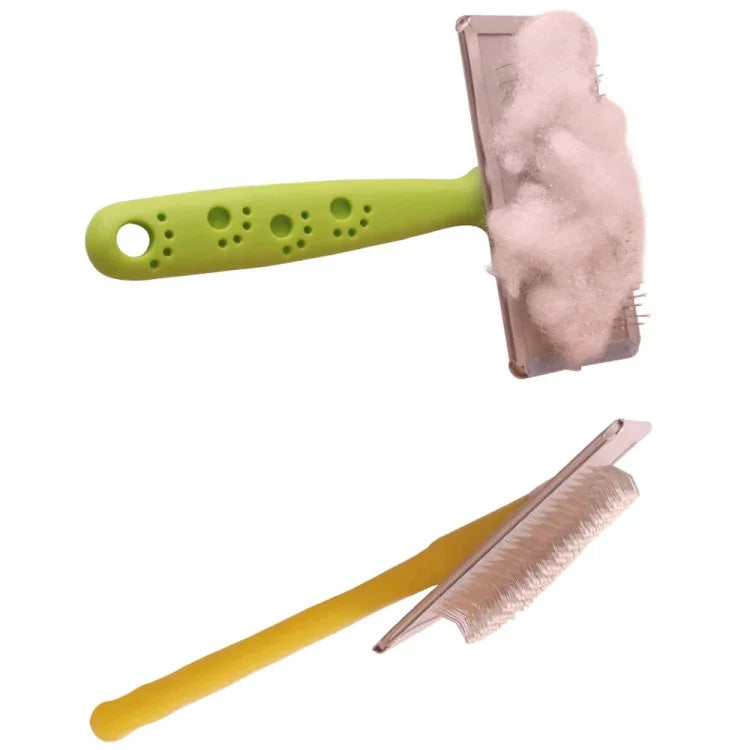 BG-W1347 Pet Hair Removal Massage Comb Dog Cleaning Tools, Random Color Delivery, S, M, L