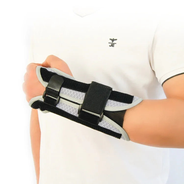 Breathable Wrist Support Splint Wrist Brace Protector Band Arthritis Carpal Tunnel Hand Sprain Tendinitis Wristband, 3 aluminum plates