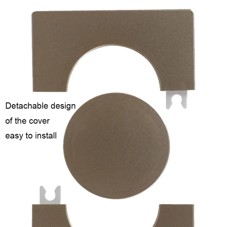 Square Air Conditioning Hole Decoration Cover Wall Hole Plug, Split 5cm White, Split 5cm Gold, Split 5cm Silver, 9cm White, 9cm Gold, 9cm Silver