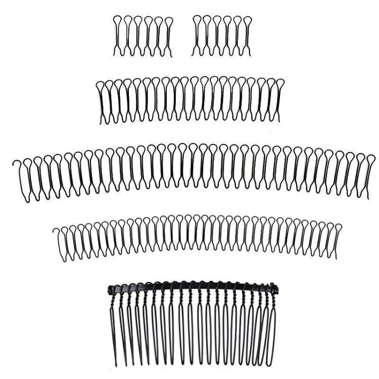 Hair-Fixed Hairpin Headband Hair Accessories Round Hairstyle Invisible Comb, A, B, C, D, E