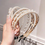 Sweet Pearl Headband Retro Versatile Hair Accessories, 1A, 2B, 3C, 4, 5, 6, 7, 8, 9, 10, 11, 12, 13, 14, 15, 16, 17, 18, 19, 20