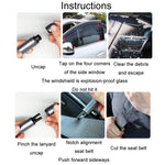 Vehicle-Mounted Multifunctional Broken Window Escape Safety Hammer