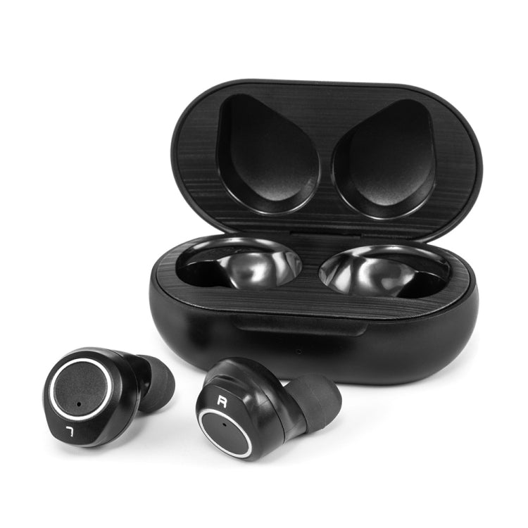 GE-T15 Mini USB Charging TWS Hearing Aid Sound Amplifier, Black, White