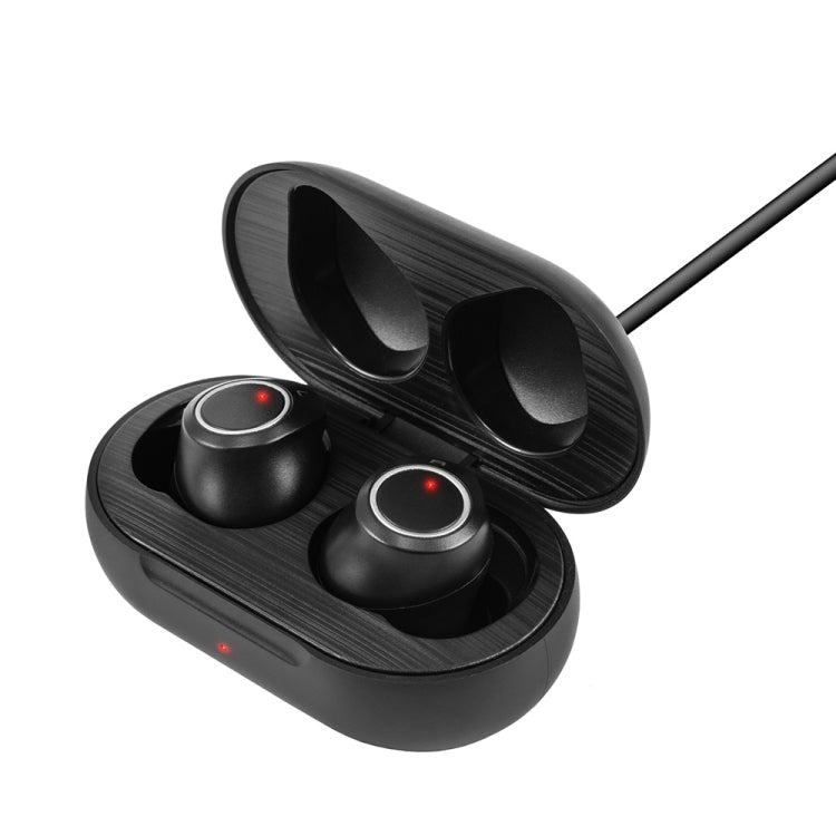 GE-T15 Mini USB Charging TWS Hearing Aid Sound Amplifier, Black, White