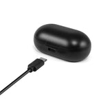 GE-T15 Mini USB Charging TWS Hearing Aid Sound Amplifier, Black, White
