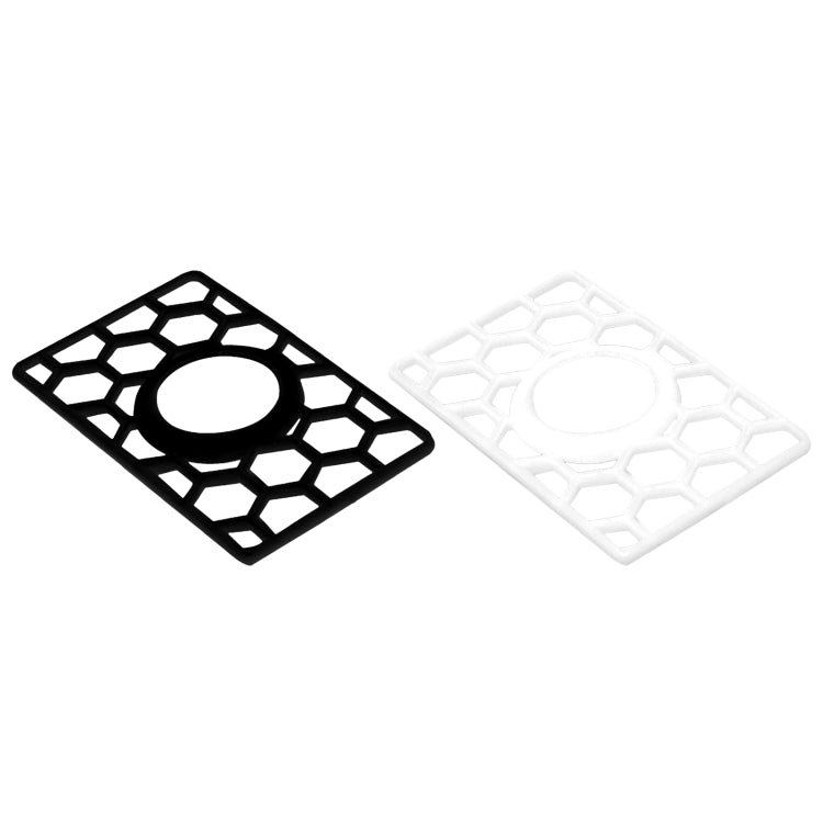For AirTag 2nd Gen / AirTag 1st Gen Location Tracker Card Shape Honeycomb Protective Cover, Honeycomb White, Honeycomb Black