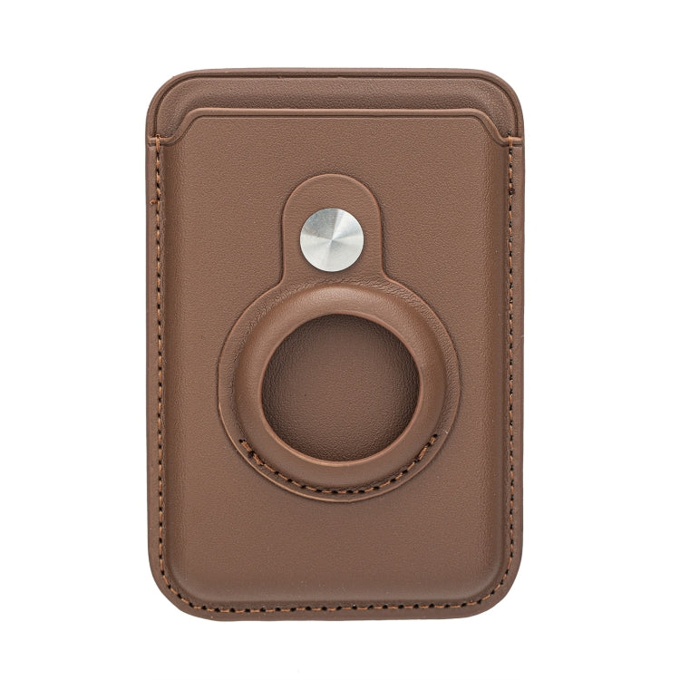 For AirTag 2nd Gen / AirTag 1st Gen Positioner Fiber Card Clip Anti-Theft Card Tracker Protection Cover, Magnetic