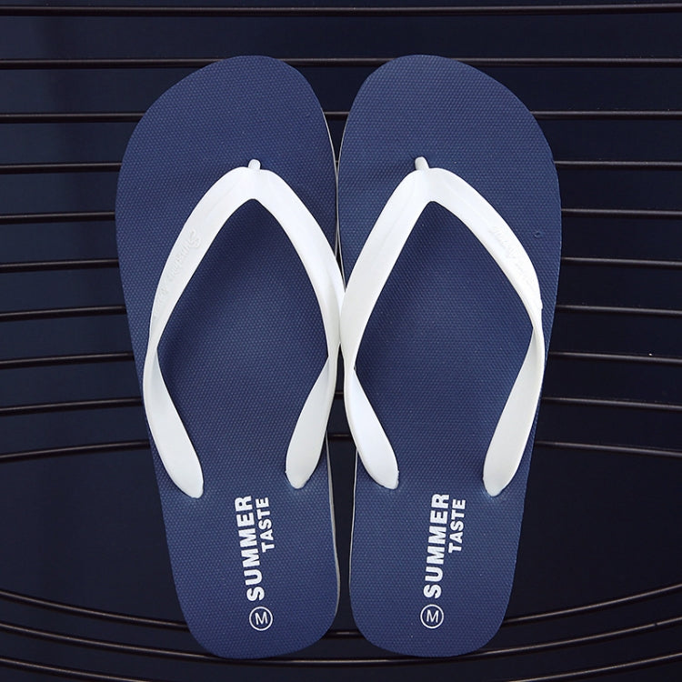 Men Slippers Student Flat Casual Non-Slip Flip Flops, S 40-41, M 42-43, L 44-45, XS 38-39