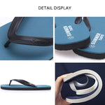 Men Slippers Student Flat Casual Non-Slip Flip Flops, S 40-41, M 42-43, L 44-45, XS 38-39