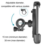 Bicycle Phone Holder 360 Degree Rotation Locking Cell Phone Clip