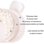 0-1 Year Old Baby Pillow Anti-Head Deflection Shaped Children Pillow, Love Silk Floss Filling, Bear Silk Floss Filling, Pentagon Silk Floss Filling, Love Latex Filling, Bear Latex Filling, Pentagon Latex Filling