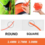 5LB Line Shaft Grass Rope Nylon Cutting Grass Rope, 3.0mm Round
