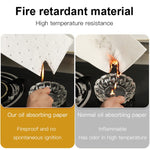 10pcs /Pack Disposable Oil Groove Suction Paper for Cooker Hoods, 7x90cm Regular, 10x90cm Regular, 7x90cm Thickened