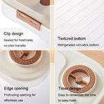 Dumpling Storage Box Food Grade Home Dumpling Frozen Fresh Case, 2 Layer With Cover, 3 Layer With Cover, 4 Layer With Cover