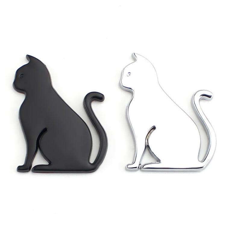3D Cute Car Decoration Body Scratch Blocking Sticker, Black Cat