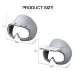 For PICO 4 Hibloks VR Glasses Face Cushion Protector Pad With Fan, 1pc PU Cotton, 2pcs PU Cotton, 1pc Ice Silk, 2pcs Ice Silk