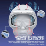 For PICO 4 Hibloks VR Glasses Face Cushion Protector Pad With Fan, 1pc PU Cotton, 2pcs PU Cotton, 1pc Ice Silk, 2pcs Ice Silk