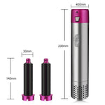 5 In 1 Hot Air Comb Automatic Curling Iron Square Model Hair Styling Comb Curling And Straightening, US Plug, EU Plug, UK Plug, AU Plug