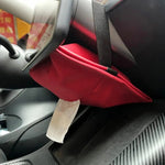 For Tesla Model 3 / Y Car Seat Central Control Screen Tissue Box Tissue Storage Bags, Black, Brown, Red