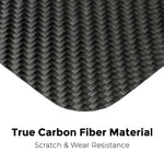 For Tesla Model 3 / Y Carbon Fiber Center Panel Protective Film Anti-Scratch Car Interior, Light, Matte
