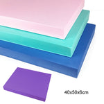40x50x6cm Balance Mat Sports Kneeling Mat Fitness Flat Support Mat, Tiffany Blue, Millennium Pink, Dark Blue, Purple